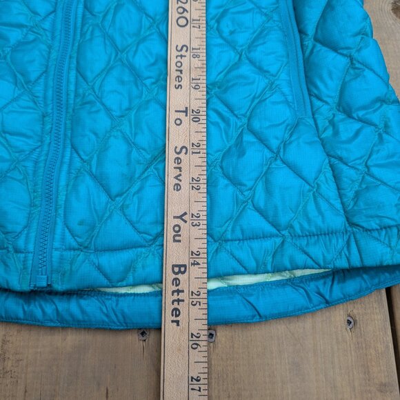 The North Face Women’s Blue Thermoball Full Zip Hooded Puffer Jacket Size M - Picture 6 of 8